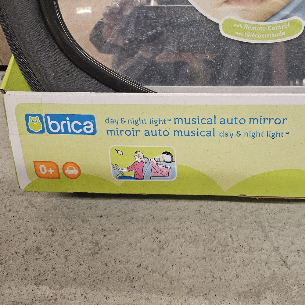 Brica Day & Night Light Musical Auto Mirror - Picture 2 of 14
